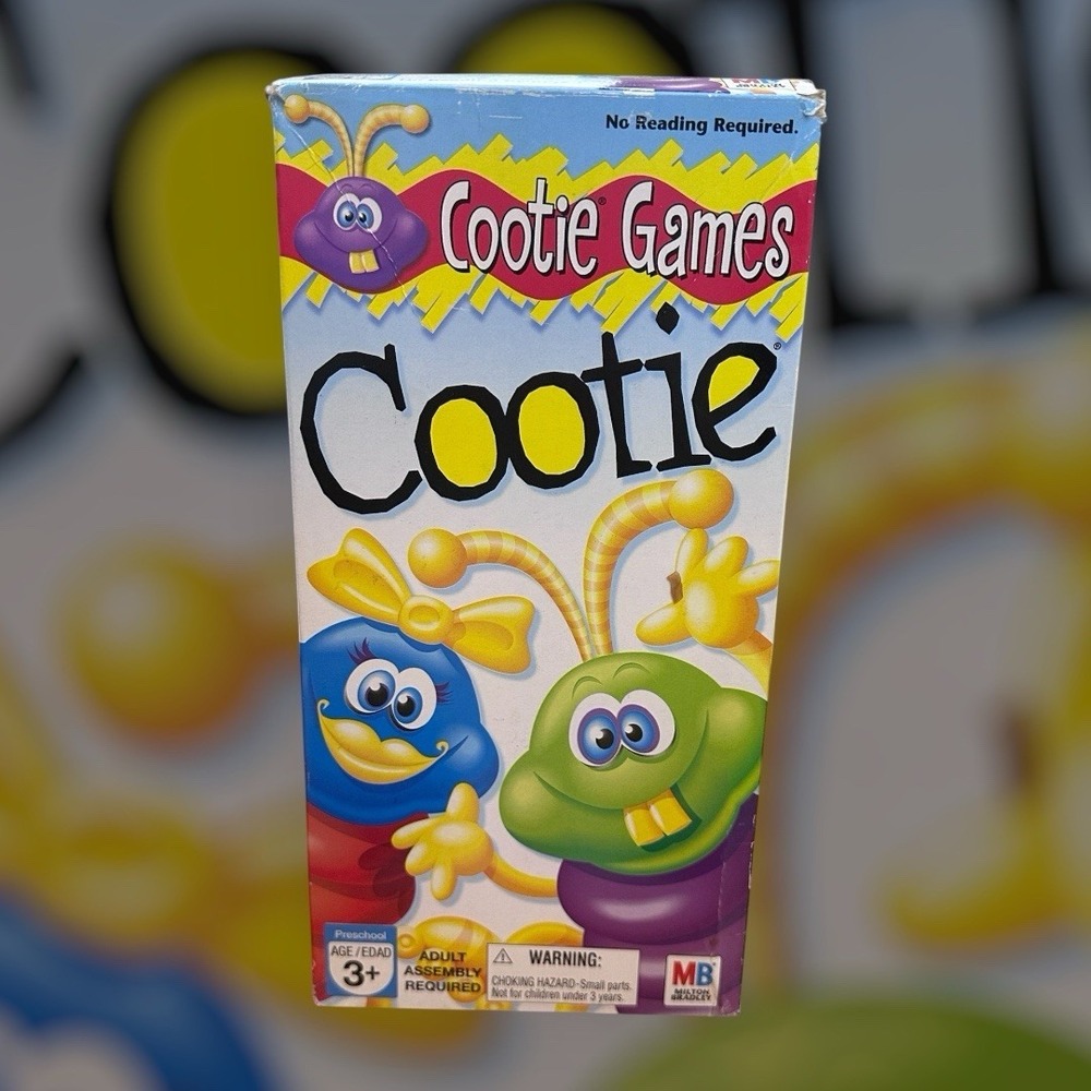 Vintage 1999 Milton Bradley Cootie Game 100% Complete Great Condition